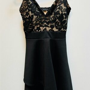 Eclipse Black with Lace Dress